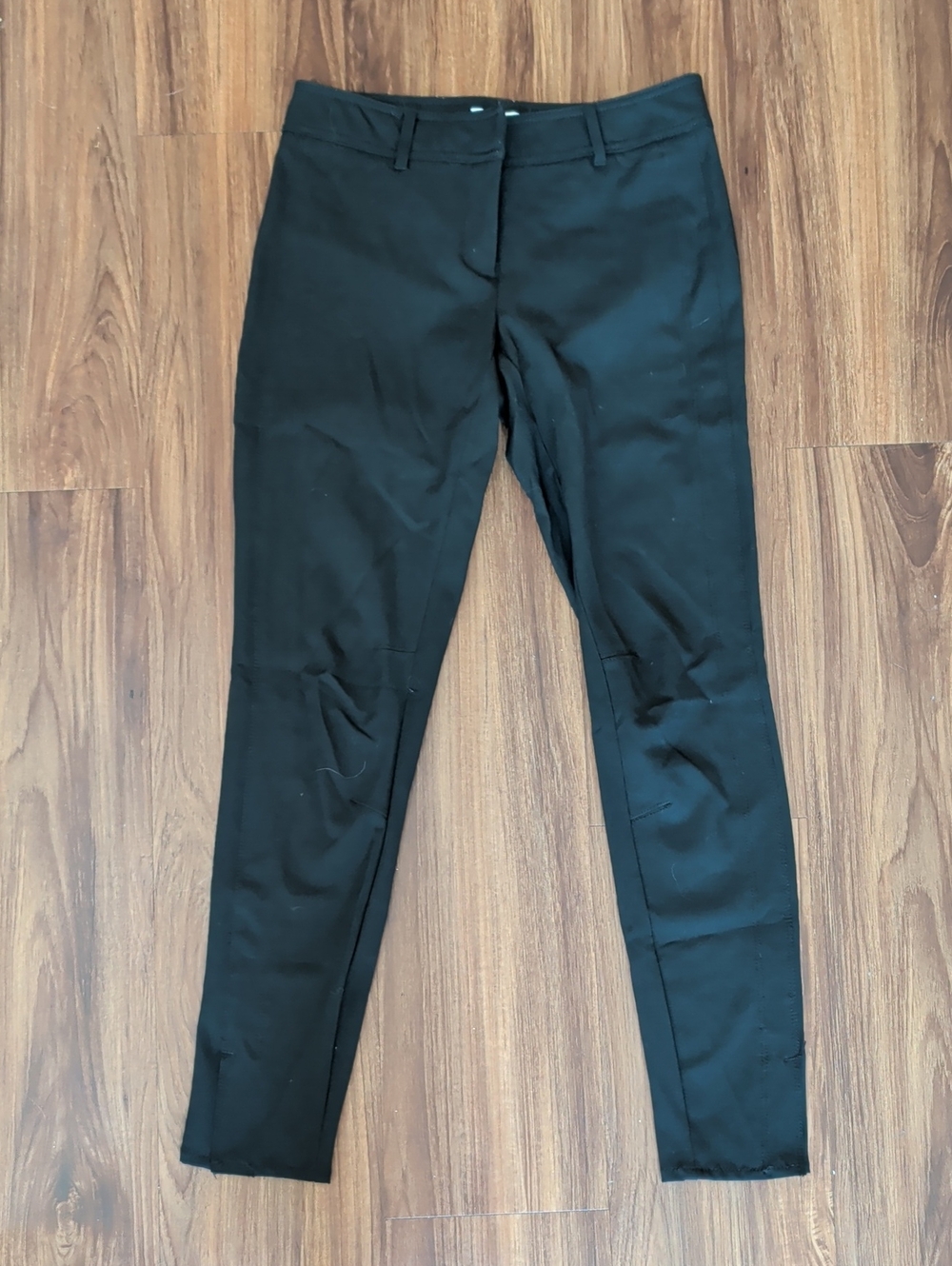 New York & Company Solid Black Skinny Ponte Pants
